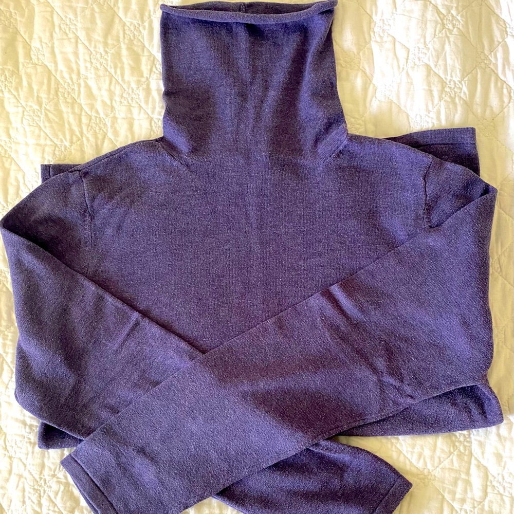 I. Jill turtleneck. Size M. Purple. EUC